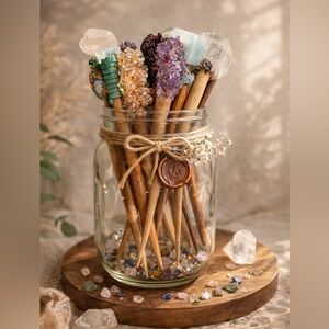 12 PC Colorful Gemstone Chopsticks